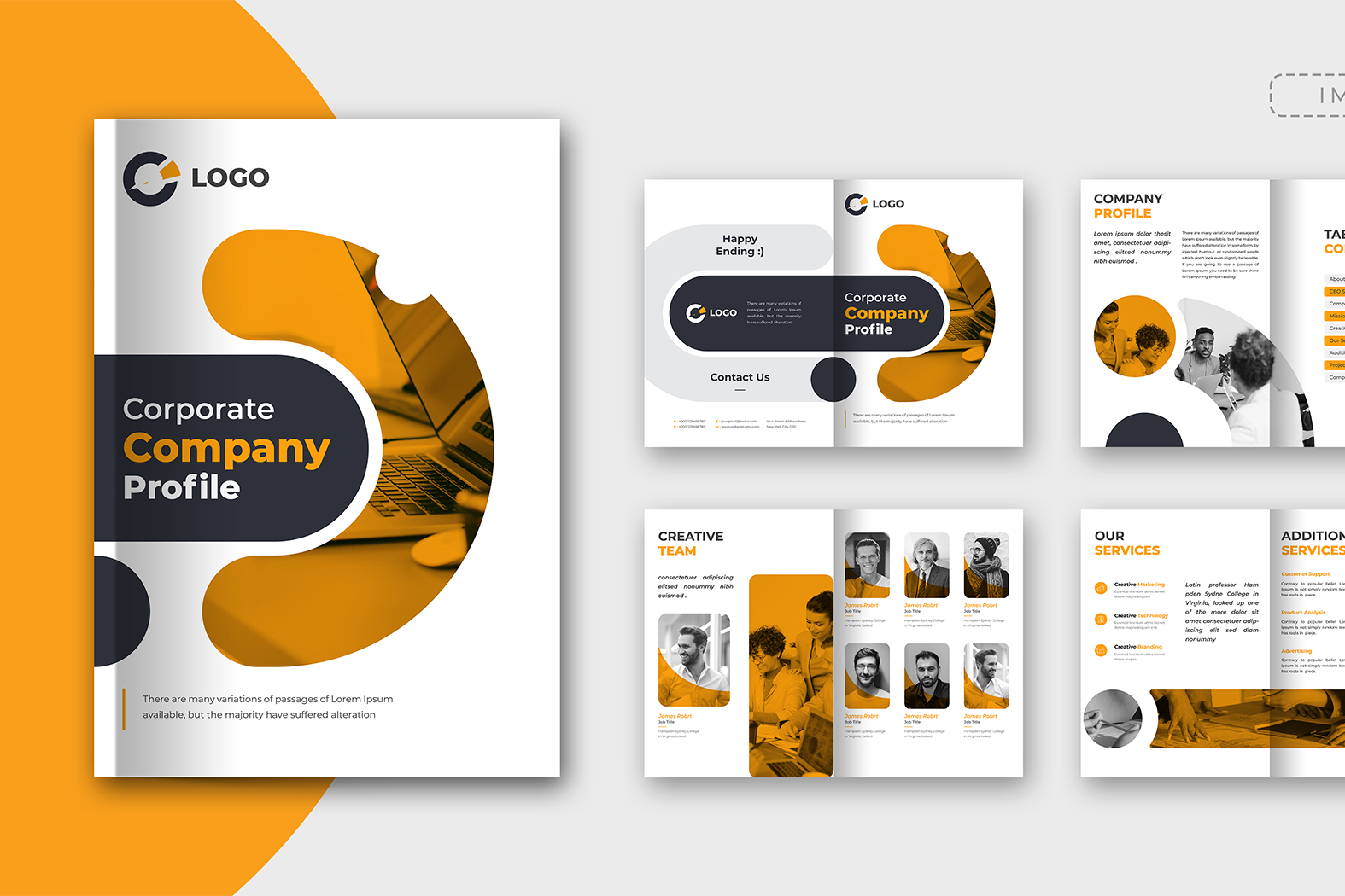 Company Profiles publication and marketing samples