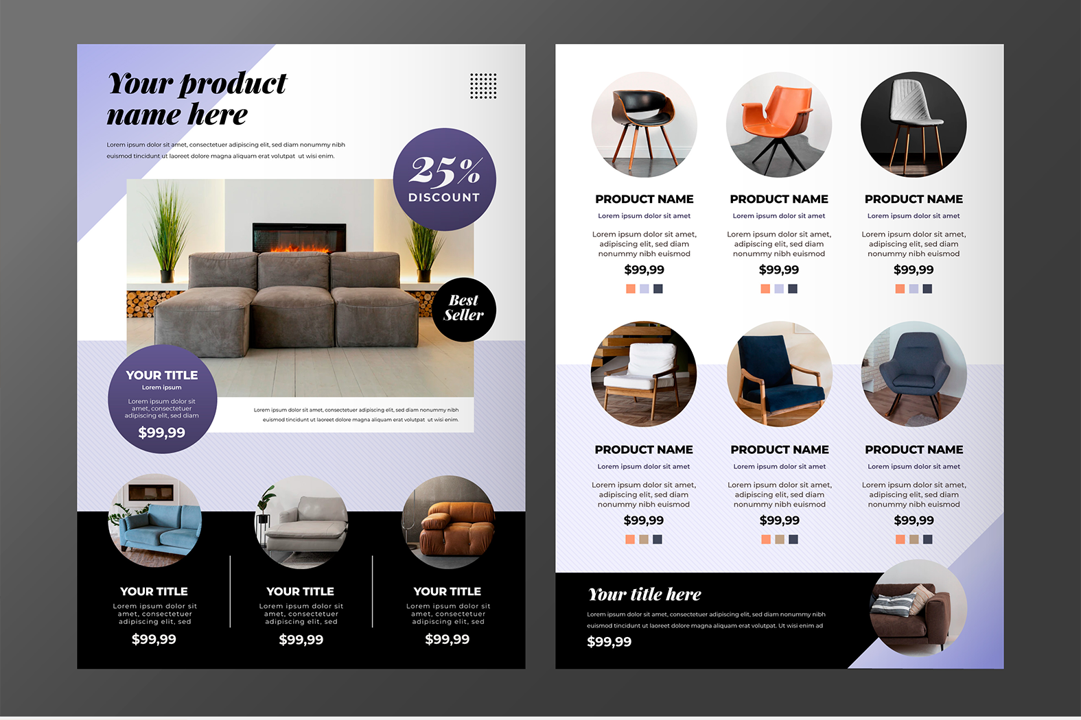 Catalogs publication and marketing samples
