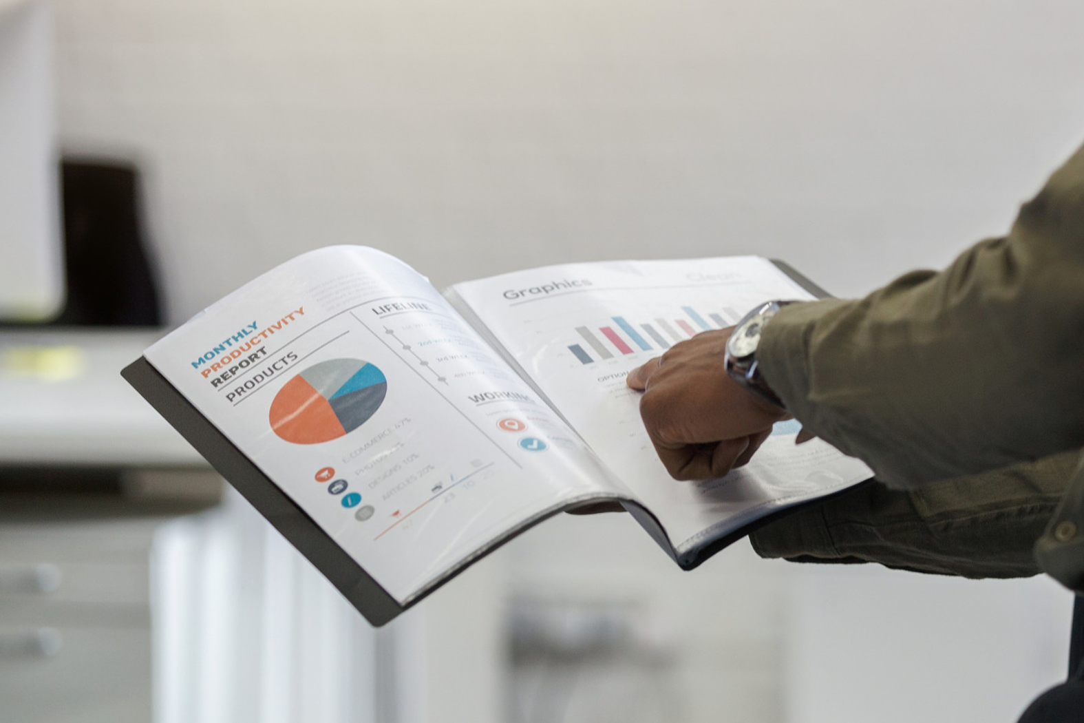 Reports publication and marketing samples