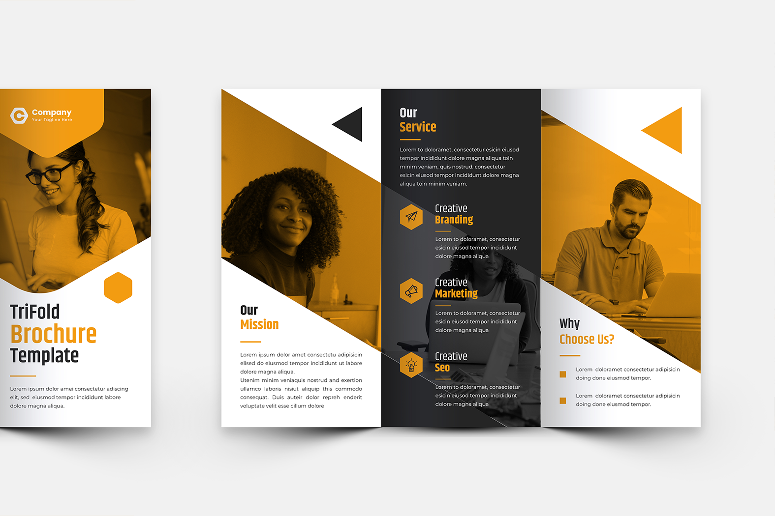 Brochures publication and marketing samples