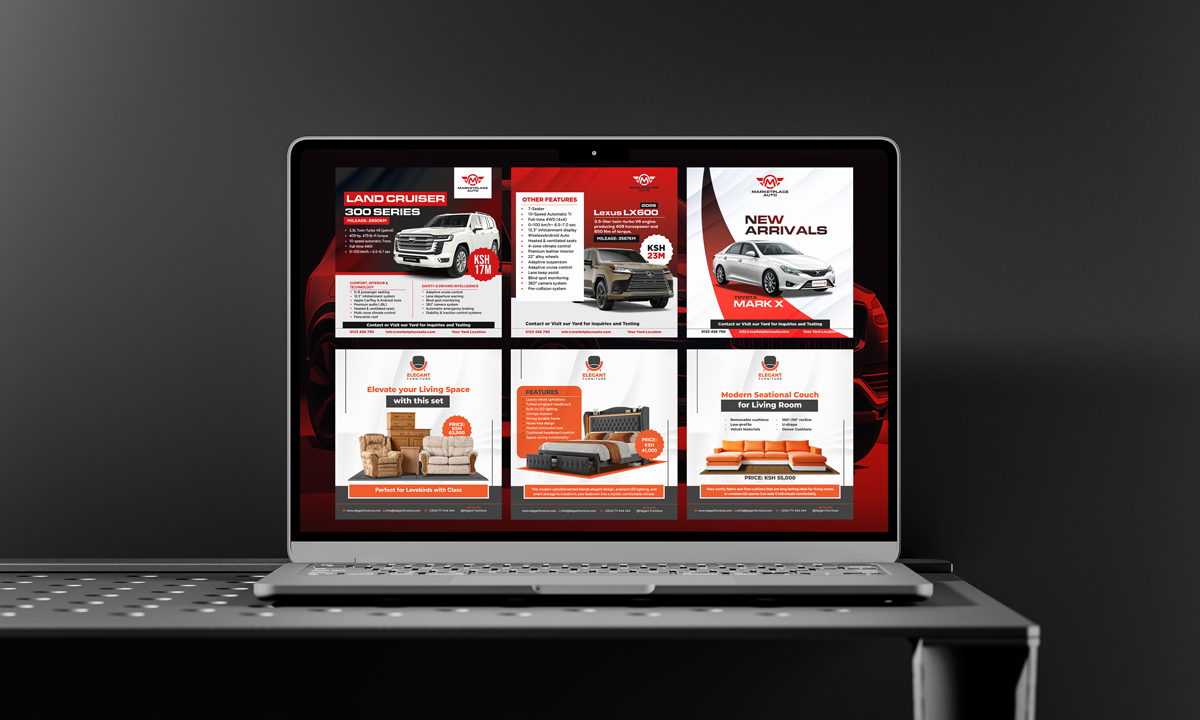 Product Showcase & Promo Designs service
