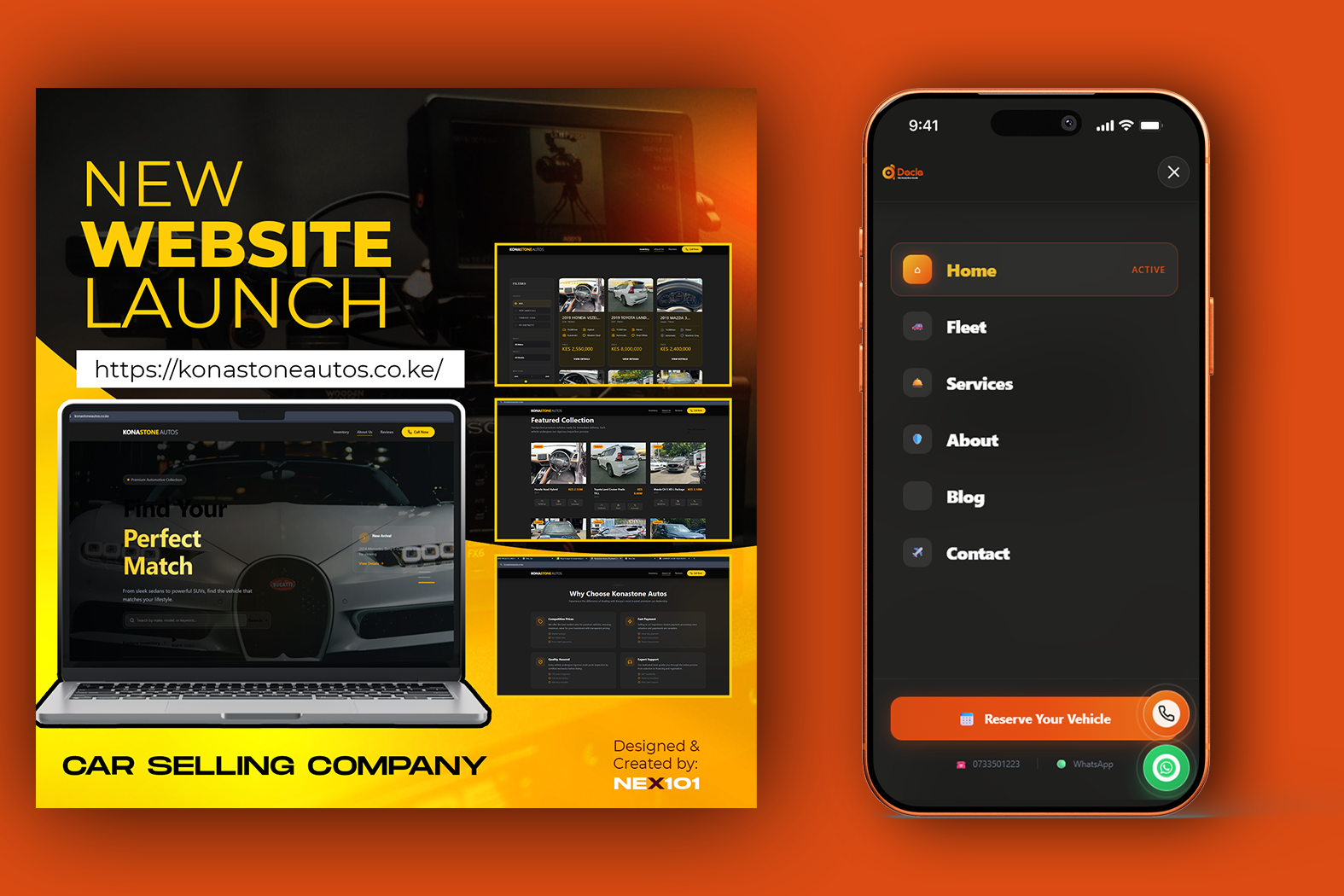 Websites project sample